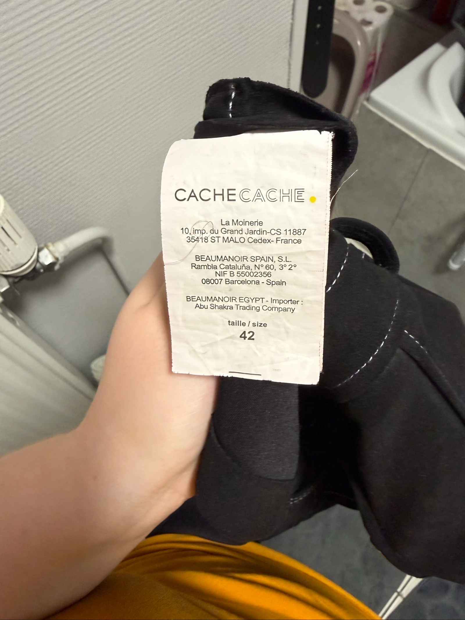 Black cache cache skirt size 42 – photo 5